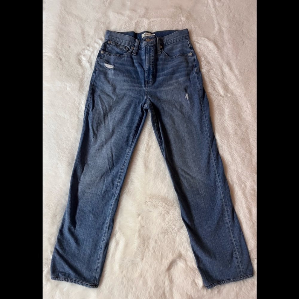 Ankle Crop Straight Jeans Madewell